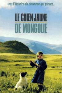 Affiche du film le chien jaune de mongolie
